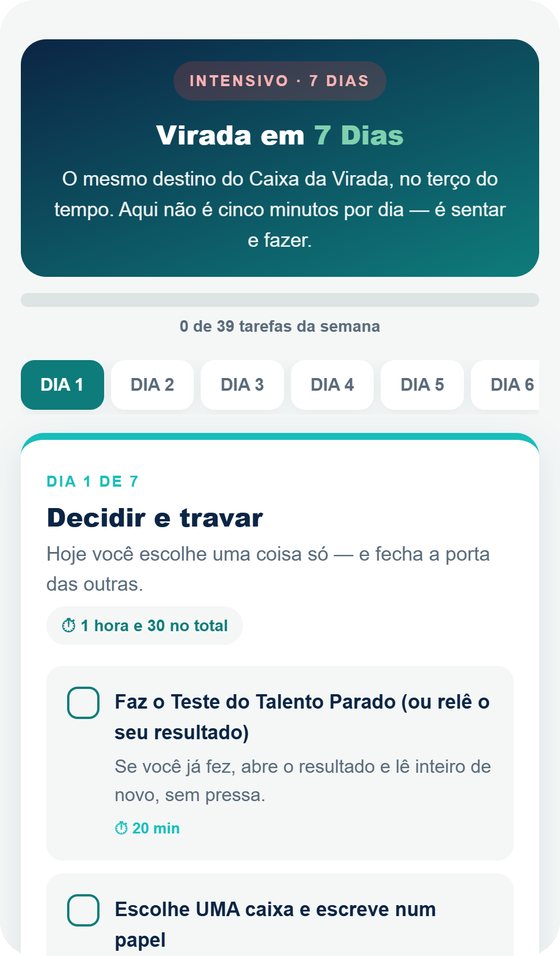 Tela da Virada em 7 Dias